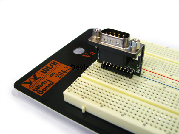 디바이스마트,커넥터/PCB > PCB기판/관련상품 > 특수기판 > 커넥터용 PCB,거상인,[C409(s)] DSUB_9M Straight Adapter,D-SUB 브레드보드 실장용 / 변환용 기판 / 2.54mm pitch / 22 x 32 size / FR-4 / GOLD / MALE / 스트레이트 타입 / 9pin