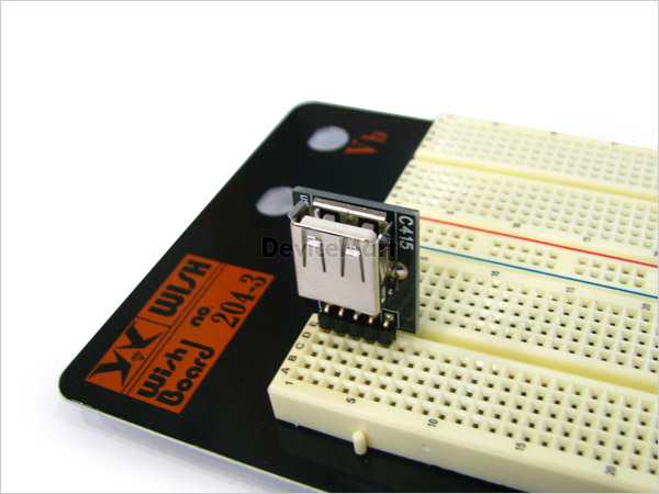 디바이스마트,커넥터/PCB > PCB기판/관련상품 > 특수기판 > 커넥터용 PCB,거상인,[C415(s)] USB_A type Straight Adapter,USB A Type Socket / FEMALE / PCB 기판 변환 모듈 보드 / size 22mm x 20mm 