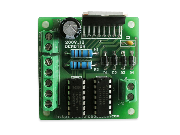 디바이스마트,기계/제어/로봇/모터 > 모터드라이버,(주)로보블럭시스템,DC모터 드라이브(one Channel용),본 제품은 L298 듀얼 브리지가 들어 있는 모터 드라이브 IC을 사용하였으며 대개의 출력을 합합하여 한개의 출력이 나오게 제작하여 높은 출력 전류를 흐르게 설계가 되어져 있습니다 / DC 모터는 한개만 구동됩니다 / 두개 구동하고자 하는 경우에는 모듈을 2개를 구입해야합니다 /