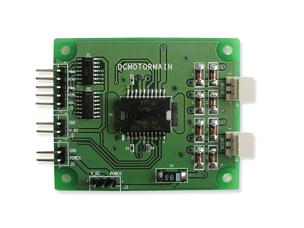 디바이스마트,기계/제어/로봇/모터 > 모터드라이버,(주)로보블럭시스템,DC모터 드라이브(Two Channel용),DC 모터 드라이브 모듈입니다 / L298 을 사용하여 공간을 최소화 하여 사이즈를 초대한 줄였습니다 / PWM 제어 및 로직제어가 가능하게 설계되어 있습니다 /3 /3V의 낮은 로직 신호로 제어가 가능합니다 / SMD 타입의 부품을 사용하여 기존 보드보다는 모든 면에서 최적화 되어 있습니다 / 많이 이용해보세요
