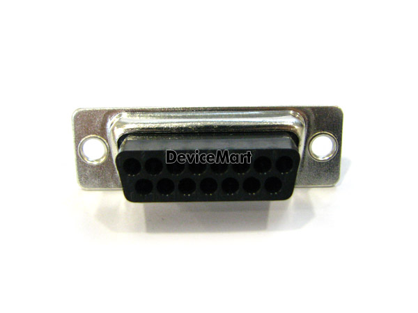 디바이스마트,커넥터/PCB > D-SUB 커넥터 > 클림프용 > 하우징,Any Vendor,DS06-15F,D-Sub 커넥터 / 기판용 / FEMALE / DST1 용 클림프 암 필요 / 2열 / 15pin