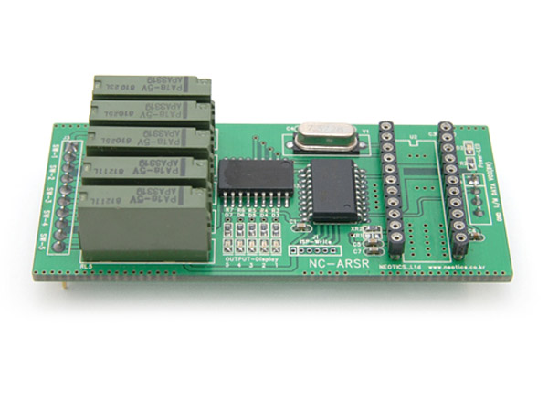 디바이스마트,MCU보드/전자키트 > 음악/앰프/녹음 > 기타,네오틱스,FSK 오디오 리모트 스위치 수신기(NC-ARSR),NC-ARSR 모듈은 유선방식(오디오 케이블) 및 무전기의 오디오 라인, 인터폰 등 오디오신호를 이용하여 스위치 접점을 On/Off 할 수 있는 제품으로서 오디오 신호를 전송하여 원격지의 스위치를 제어하여주는 오디오모뎀용 원격스위치 수신기 모듈 입니다.