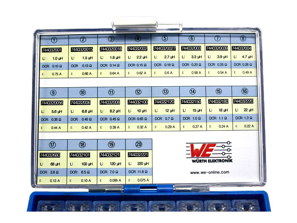 디바이스마트,RLC/수동소자 > (L) 인덕터 > 칩 인덕터 > RF 인덕터,Wurth Electronics,SMD RF Inductors ( WE-LQ 3225 Series)-20종 (20개입),칩인덕터 / Size : 3225 / Inductance : 1uH~220uH / A(max) : Null / DCR(max) : Null / Q(min) : Null / 한릴 = 2000개