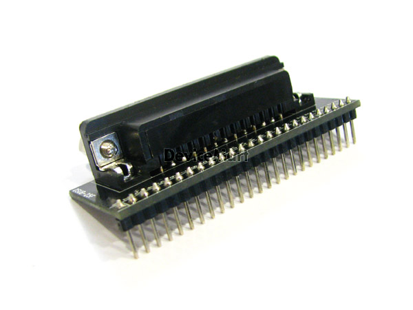 디바이스마트,커넥터/PCB > PCB기판/관련상품 > 특수기판 > 커넥터용 PCB,거상인,[C421(r)] DSUB-25F Rightangle Adapter,D-SUB 브레드보드 실장용 / 변환용 기판 / 2.54mm pitch / 22 x 65 size / FR-4 / GOLD / FEMALE / 앵글 타입 / 25pin