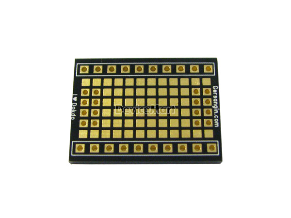 디바이스마트,커넥터/PCB > PCB기판/관련상품 > IC 변환기판 > SOP/TSOP 변환기판,거상인,[GS518] SOP 20 - 1.27mm (600mil) 변환기판,Type : SOP , Pitch : 1.27mm (600mil) , Pin : 20, Hole : 2.54mm , Size : 20 * 27 , METERIAL : FR-4 , ALL GOLD