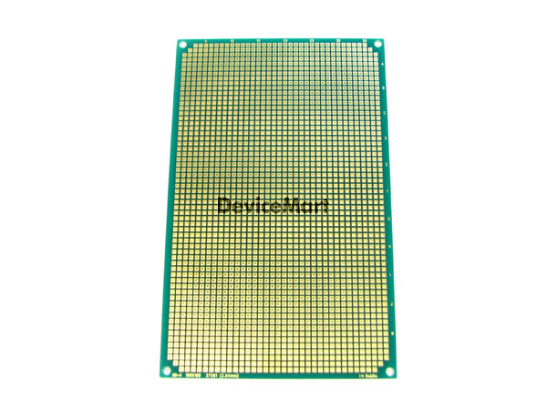 디바이스마트,커넥터/PCB > PCB기판/관련상품 > 만능기판 (양면) > 사각홀 만능기판,거상인,[GG4] 100 x 160 사각만능기판 -양면-GOLD,Type : 사각만능기판 / 양면(GOLD) , Pitch : 2.54mm , Pin    : 37 * 61 , Hole  : 2.54mm , Size  : 100 x 160, METERIAL : FR-4