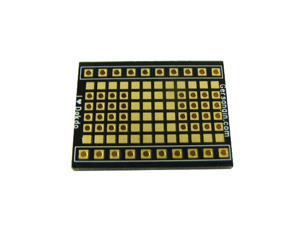 디바이스마트,커넥터/PCB > PCB기판/관련상품 > IC 변환기판 > SOP/TSOP 변환기판,거상인,[GS523] SOP 20 - 0.4mm (600mil) 변환기판,Type : SOP , Pitch : 0.4mm (600mil) , Pin : 20 , Hole : 2.54mm , Size : 20 * 27 , METERIAL : FR-4 , ALL GOLD