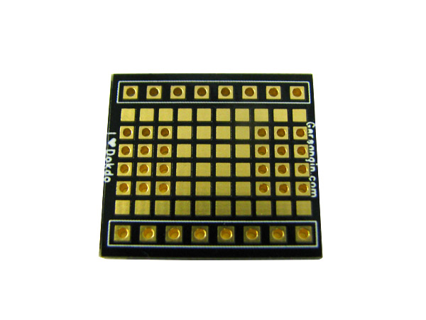 디바이스마트,커넥터/PCB > PCB기판/관련상품 > IC 변환기판 > SOP/TSOP 변환기판,거상인,[GS537] SOP 16 - 0.8mm (600mil) 변환기판,Type : SOP , Pitch : 0.8mm (600mil) , Pin : 16 , Hole : 2.54mm , Size : 20 * 22 , METERIAL : FR-4 , ALL GOLD