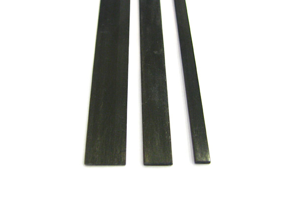 Carbon fiber flat (1.2mm x 7mm x 1000mm)
