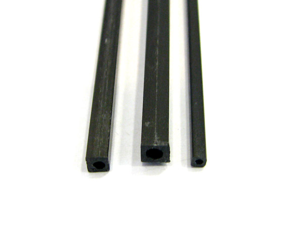 Carbon fiber square (2.0mm x 1.0mm x 1000mm)