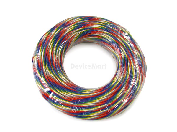 10색 절연전선 (1롤, 100M)