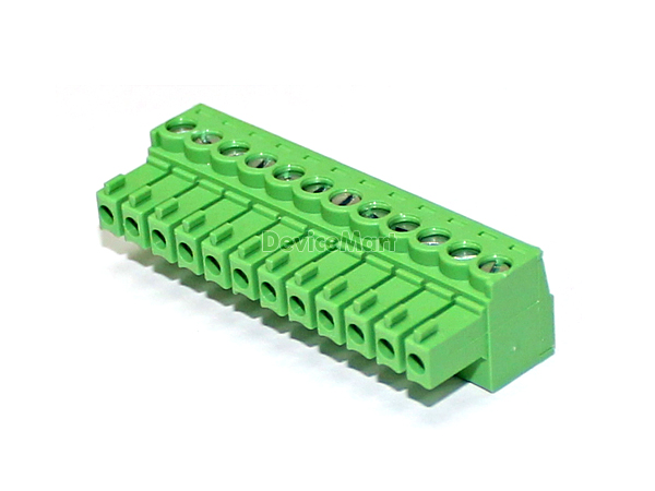 디바이스마트,커넥터/PCB > 터미널블럭 > DINKLE > EC350V(플러그&헤더타입),DINKLE,EC350V (12핀),핀간격 3.5mm / 전압 300V / 전류 8A / AWG : 28~14/ 플러그&헤더타입 / ECH350R,ECH350V 과 함께 사용