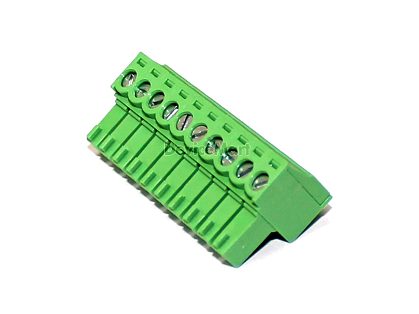 디바이스마트,커넥터/PCB > 터미널블럭 > DINKLE > EC350V(플러그&헤더타입),DINKLE,EC350V (10핀),핀간격 3.5mm / 전압 300V / 전류 8A / AWG : 28~14 / 플러그&헤더타입 / ECH350R,ECH350V 과 함께 사용