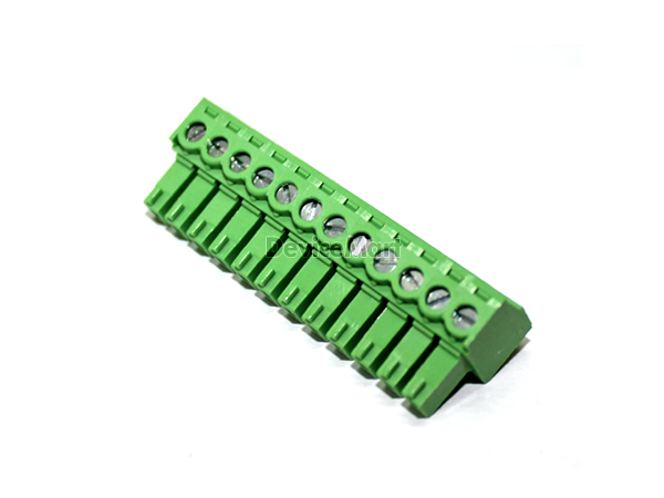 디바이스마트,커넥터/PCB > 터미널블럭 > DINKLE > EC381V(플러그&헤더타입),DINKLE,EC381V (12핀),핀간격 3.81mm / 전압 300V / 전류 8A / AWG : 28~14 / 플러그&헤더타입 / ECH381R,ECH381V 과 함께 사용