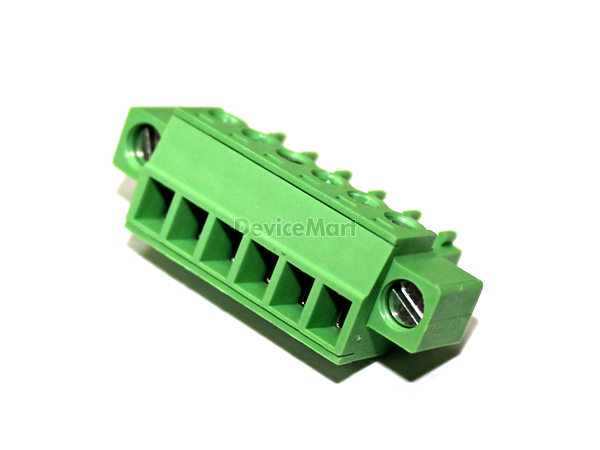 디바이스마트,커넥터/PCB > 터미널블럭 > DINKLE > EC381VM(플러그&헤더타입),DINKLE,EC381VM (6핀),핀간격 3.81mm / 전압 300V / 전류 8A / AWG : 28~14 / 플러그&헤더타입 / ECH381RM 과 함께사용