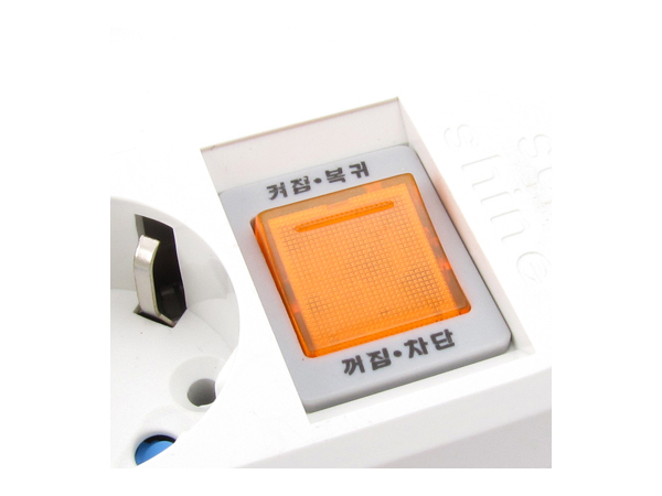 디바이스마트,전원/파워/배터리 > 전원 멀티탭 > 멀티탭(일반형),강원전자,[NM-SF415]SAFE 멀티탭 4구 접지 1.5m,국내 생산 제품 정규격 멀티탭