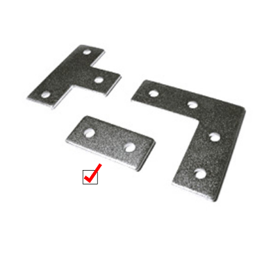 디바이스마트,프로파일 > 부속 및 악세사리 > BRACKET > 40 SERIES,Any Vendor,STEEL BRACKET DSB 3575-8,*(구매하는 수량에 따라 착불로 처리 될 수 있습니다) 40프로파일용 / 일자 브라켓 / 플레이트 브라켓40용