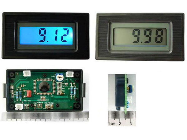 디바이스마트,MCU보드/전자키트 > 전원/신호/저장/응용 > 메타/측정기,한진데이타,다기능 디지털 LCD 판넬메터,콤팩트한 디지탈 판넬메터로 작동전압은 DC 7.2 ~ 12V 입니다. 9V (6F22) 또는 12V(23A) 건전지는를 사용하면 편리합니다.