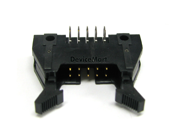 디바이스마트,커넥터/PCB > 직사각형 커넥터 > 박스헤더 > 일반박스헤더 2.54mm pitch,HIROSE,HIF3BA-10PA-2.54DS,HIROSE 커넥터 / BOX HEADER / 2.54mm pitch / 래치 Latch / 고정형 앵글 타입  / 10pin