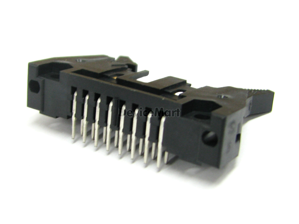 디바이스마트,커넥터/PCB > 직사각형 커넥터 > 박스헤더 > 일반박스헤더 2.54mm pitch,HIROSE,HIF3BA-16PA-2.54DS,HIROSE 커넥터 / BOX HEADER / 2.54mm pitch / 래치 Latch / 고정형 앵글 타입  / 16pin