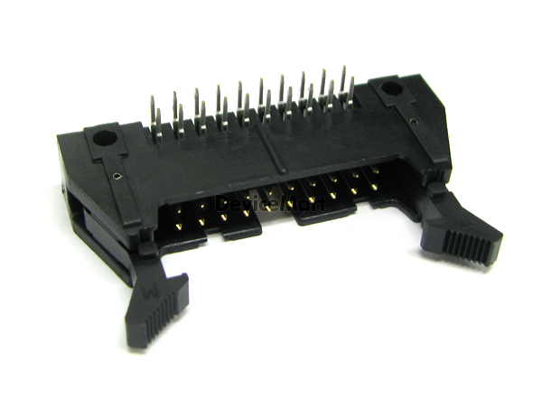 디바이스마트,커넥터/PCB > 직사각형 커넥터 > 박스헤더 > 일반박스헤더 2.54mm pitch,HIROSE,HIF3BA-20PA-2.54DS,HIROSE 커넥터 / BOX HEADER / 2.54mm pitch / 래치 Latch / 고정형 앵글 타입  / 20pin