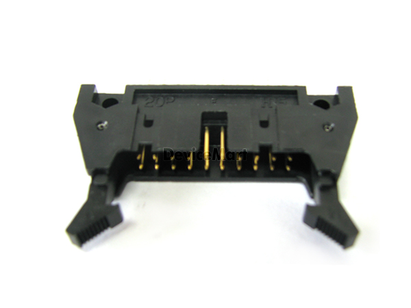 디바이스마트,커넥터/PCB > 직사각형 커넥터 > 박스헤더 > 일반박스헤더 2.54mm pitch,HIROSE,HIF3BA-20PA-2.54DSA,HIROSE 커넥터 / BOX HEADER / 2.54mm pitch / 래치 Latch / 고정형 스트레이트 타입  / 20pin