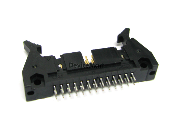 디바이스마트,커넥터/PCB > 직사각형 커넥터 > 박스헤더 > 일반박스헤더 2.54mm pitch,HIROSE,HIF3BA-26PA-2.54DSA,HIROSE 커넥터 / BOX HEADER / 2.54mm pitch / 래치 Latch / 고정형 스트레이트 타입  / 26pin