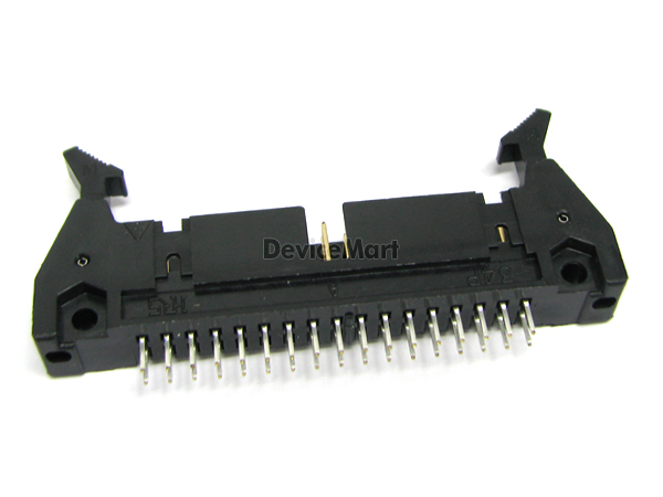 디바이스마트,커넥터/PCB > 직사각형 커넥터 > 박스헤더 > 일반박스헤더 2.54mm pitch,HIROSE,HIF3BA-34PA-2.54DSA,HIROSE 커넥터 / BOX HEADER / 2.54mm pitch / 래치 Latch / 고정형 스트레이트 타입  / 34pin