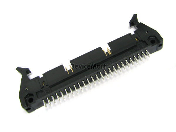 디바이스마트,커넥터/PCB > 직사각형 커넥터 > 박스헤더 > 일반박스헤더 2.54mm pitch,HIROSE,HIF3BA-50PA-2.54DSA,HIROSE 커넥터 / BOX HEADER / 2.54mm pitch / 래치 Latch / 고정형 스트레이트 타입  / 50pin