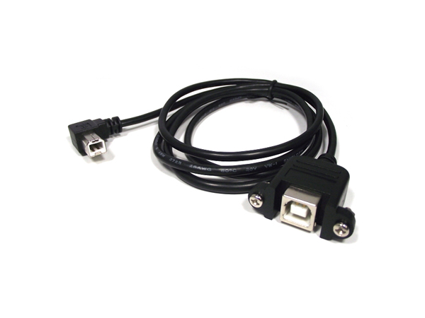 디바이스마트,케이블/전선 > USB 케이블 > 패널마운트(MF),한진데이타,판넬고정형 USB FBF-BM 케이블,판넬 고정형 BF-BM USB 케이블 / 1M