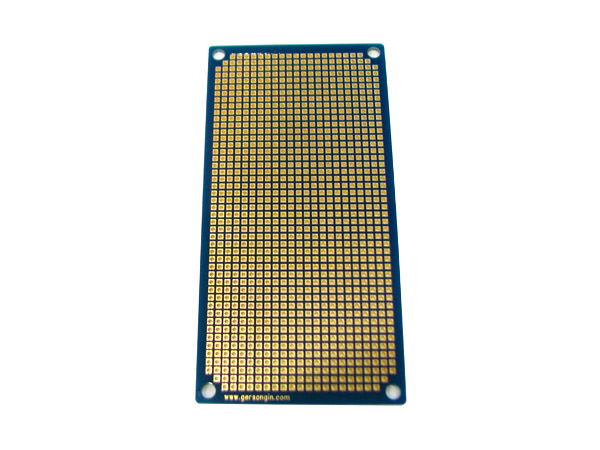 디바이스마트,커넥터/PCB > PCB기판/관련상품 > 만능기판 (양면) > 사각홀 만능기판,거상인,[GE8] 50 x 100 사각만능기판-양면-2.00mm-GOLD,Type : 사각만능기판 / 양면_  GOLD, Pitch : 2.00mm , Pin : 23 * 47, Hole  : 2.54mm, Size  : 50 X 100, METERIAL : FR-4