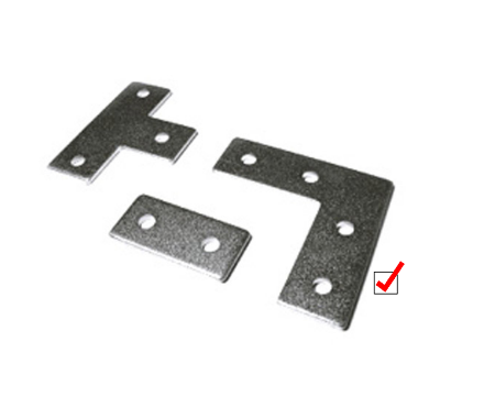 디바이스마트,프로파일 > 부속 및 악세사리 > BRACKET > 40 SERIES,Any Vendor,STEEL BRACKET DSB 105105-8,**(구매하는 수량에 따라 착불로 처리 될 수 있습니다)프로파일40용 / L 브라켓 / 외부연결