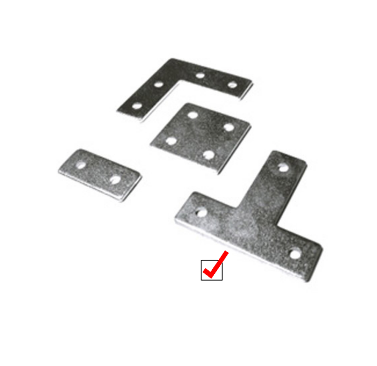 디바이스마트,프로파일 > 부속 및 악세사리 > BRACKET > 30 SERIES,Any Vendor,STEEL BRACKET DSB 2585-6(T),**(구매하는 수량에 따라 착불로 처리 될 수 있습니다) 프로파일 30시리즈의 30면에 사용 / T 브라켓 / 외부연결