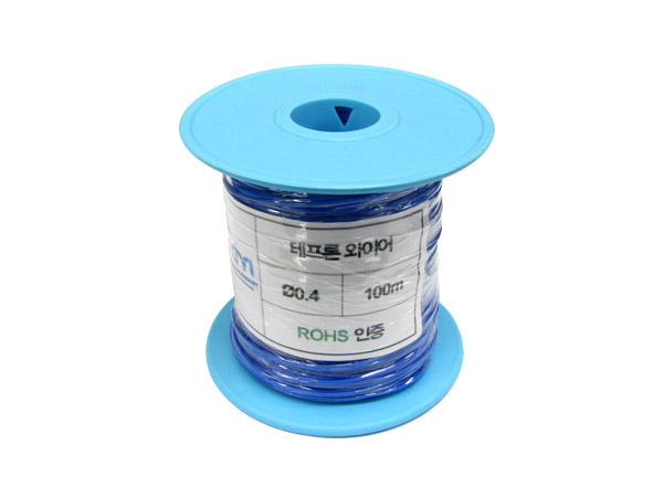 NT-테프론와이어 0.4MM (파랑) -100M