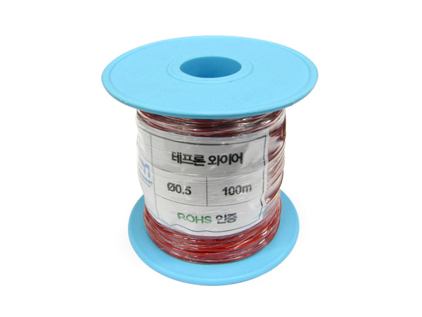 NT-테프론와이어 0.5MM (빨강) -100M