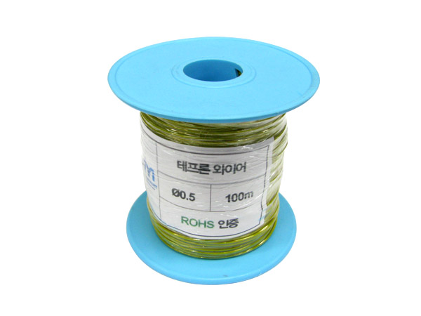 NT-테프론와이어 0.5MM (노랑) -100M
