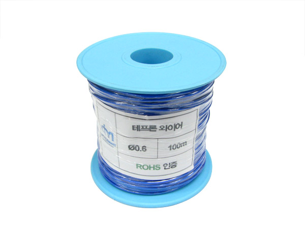 NT-테프론와이어 0.6MM (파랑) -100M