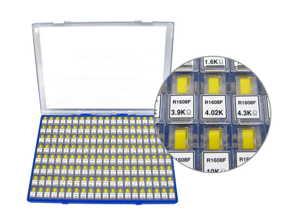 디바이스마트,RLC/수동소자 > 엔지니어 샘플키트 > 저항 키트 > 칩저항 키트,디바이스마트,NT-칩저항 키트 1608사이즈 (F급) 160종 키트(100개入),칩저항 1608사이즈 (F급) 160종 각각 100개씩, [주문제작상품으로 결제 후 취소/교환 불가 상품입니다.]