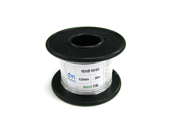 NT-테프론와이어 0.5MM (흰색) -30M