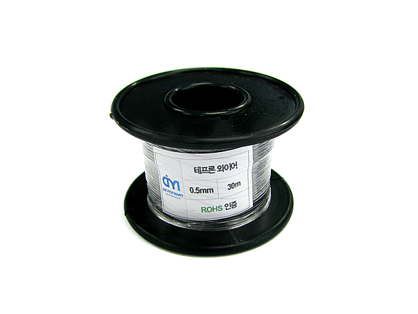 NT-테프론와이어 0.5MM (검정) -30M