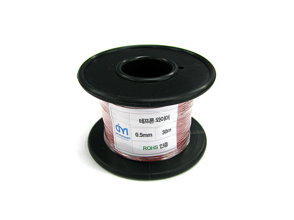 NT-테프론와이어 0.5MM (빨강) -30M