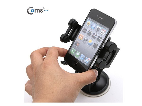 디바이스마트,컴퓨터/모바일/가전 > 게임/취미/캠핑용품 > 차량내부용품 > 실내용품,Coms,차량용 거치대(사진액자 포함) [BE812],홀더 부위 360도 회전 가능