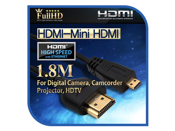 HDMI-Mini HDMI 케이블 1.8m/V1.4 [VC653]