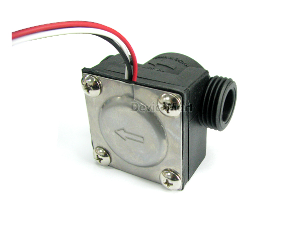 디바이스마트,센서 > 유량센서 > 유량센서,,유량센서 (SWF-15A),낮은 압력에서도 유량 측정 가능, 가스보일러/순간온수기 등 사용, 이물질 여과망 포함