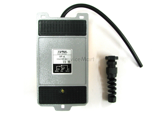 디바이스마트,스위치/부저/전기부품 > 스위치 > 발판 스위치,XURUI,발판스위치 XF-5,알루미늄 풋스위치,공작기계,용접기계,의료기기에 적합. 10A/250V, 여러분의 아이디어를 접목해 보세요.#기본 선 길이 25CM!