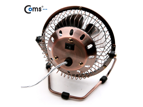 디바이스마트,컴퓨터/모바일/가전 > 가전/생활용품 > 계절가전 > 선풍기/냉풍기,Coms,USB 선풍기/상하조절/metal, Gold [BS494],