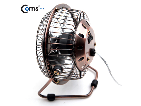 디바이스마트,컴퓨터/모바일/가전 > 가전/생활용품 > 계절가전 > 선풍기/냉풍기,Coms,USB 선풍기/상하조절/metal, Gold [BS494],