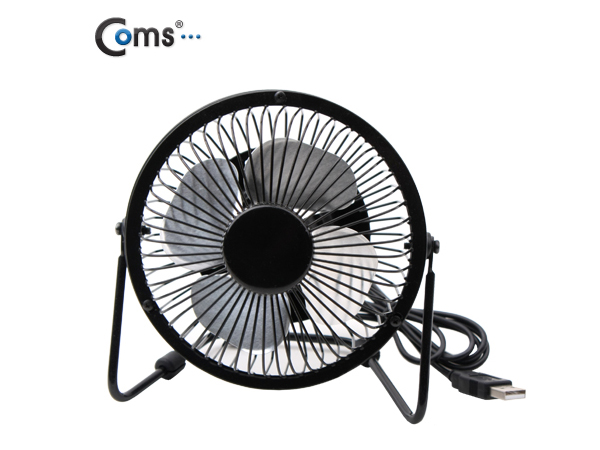 디바이스마트,컴퓨터/모바일/가전 > 가전/생활용품 > 계절가전 > 선풍기/냉풍기,Coms,선풍기/상하조절/Metal – 블랙 [BS493],