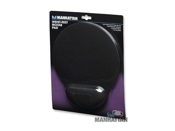 Manhattan 손목보호형 마우스 패드/ 검정 [A3436]