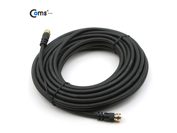 디바이스마트,케이블/전선 > 영상/음향 케이블 > S-Video/RCA1선/TV동축 케이블,Coms,안테나 케이블(나사형), 10M [AV3939],안테나 케이블 / 나사방식 / 길이 : 10M / 색상 : 블랙